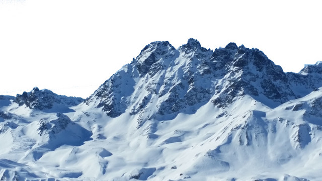 雪山山峰素材