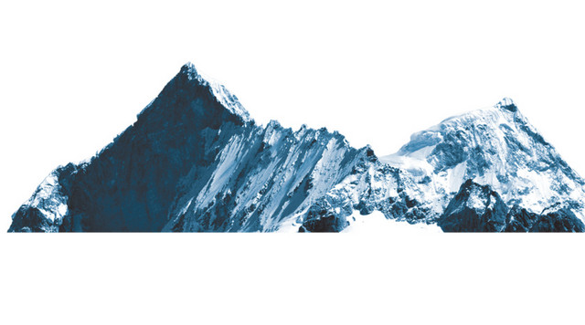 雪山山峰素材