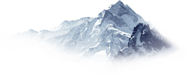 雪山冰山山峰素材