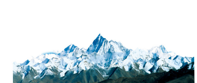 雪山冰山山峰素材