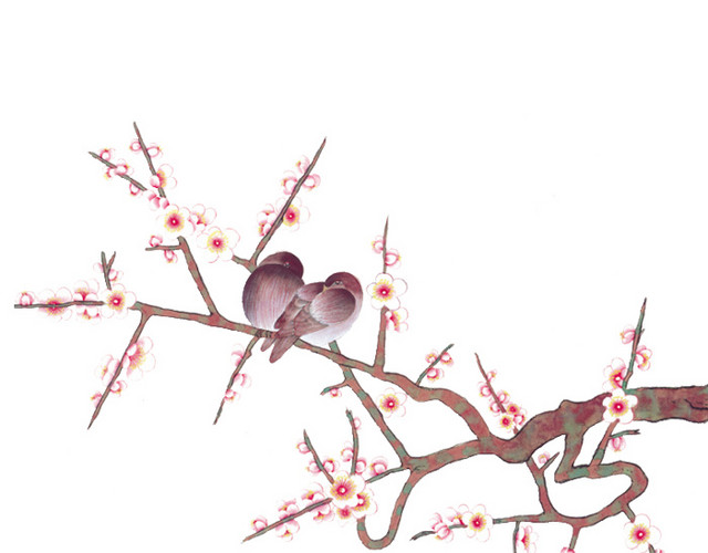 工笔国画花鸟图