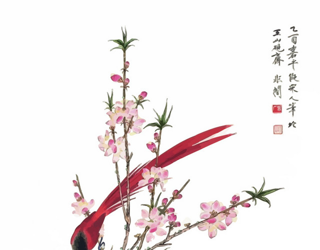 工笔国画花鸟图