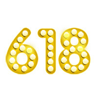 618促销海报背景矢量图片