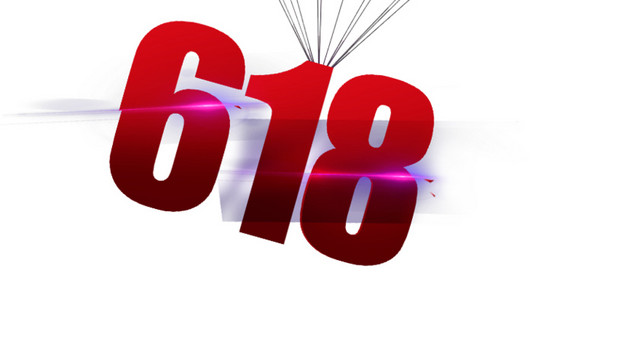 618促销海报背景矢量图片