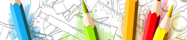 蜡笔素描元素素材