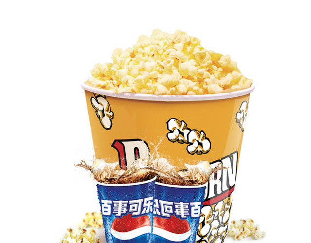 可乐爆米花小元素