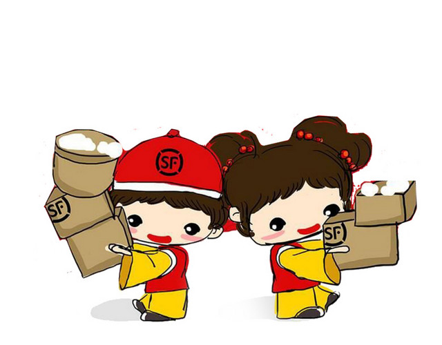 快递送货顺丰速运素材