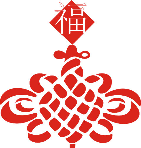手绘中国风传统中国结素材