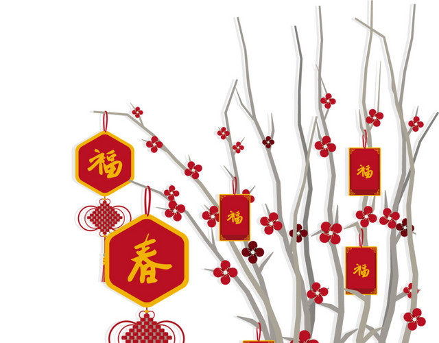 中国风传统新春中国结素材