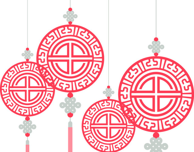 中国风传统中国结素材