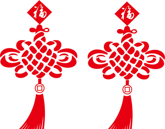 中国风传统中国结装饰素材