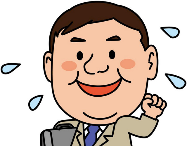 卡通人物大汗淋漓