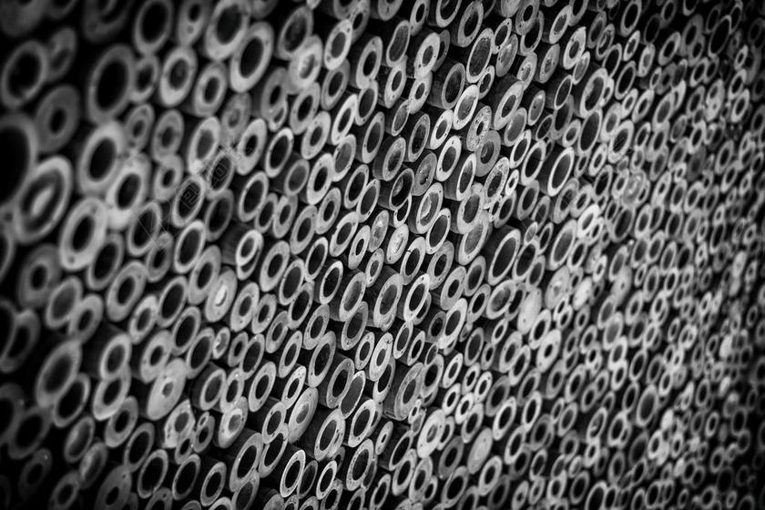 黑灰圆形建筑排放堆放背景图片