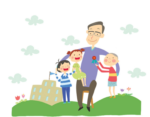 卡通教师节素材