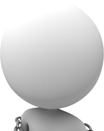 锁链简约风格3D小人素材