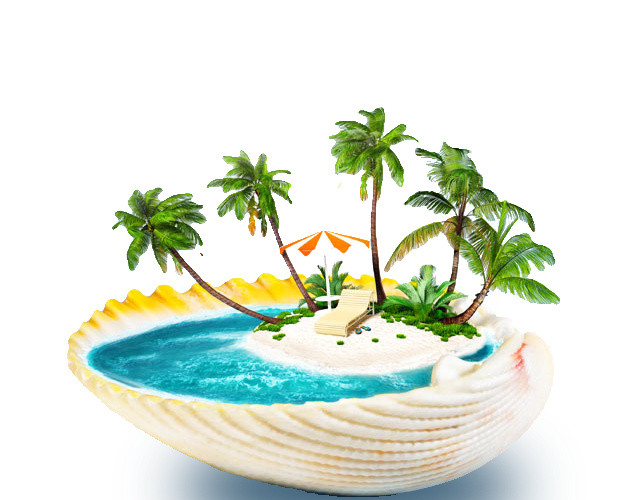 创意夏日旅游海报设计素材