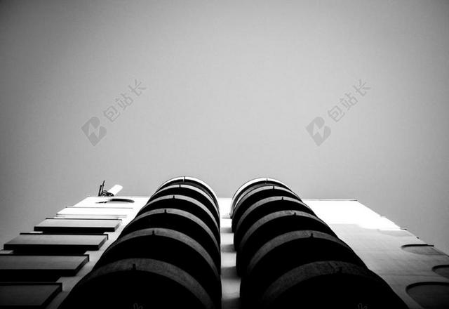 建筑简约仰望公寓背景图片