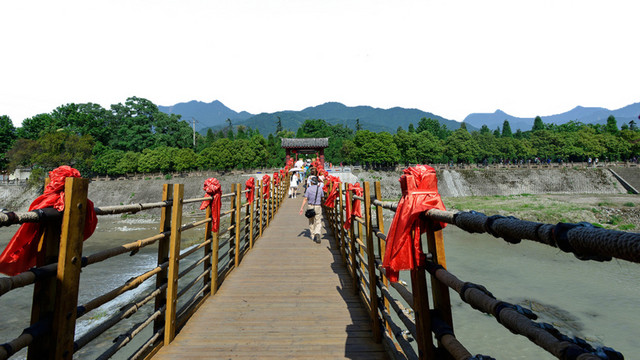 成都旅游景点矢量素材