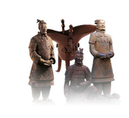 西安兵马俑海报设计素材