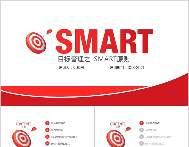 目标管理之SMART原则PPT模板