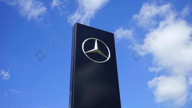 摄影天空梅赛德斯LOGO建筑背景图片