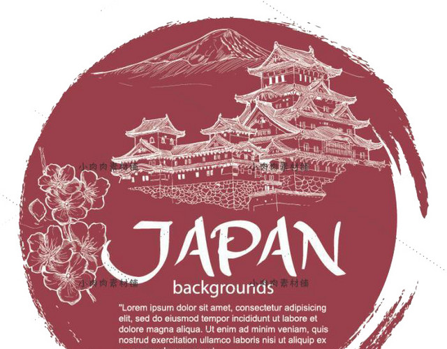 日本创意手绘海报设计素材