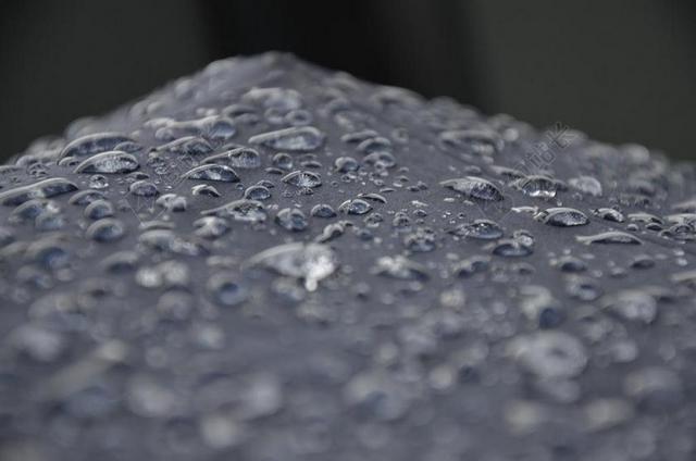 自然路面上的雨珠背景图片