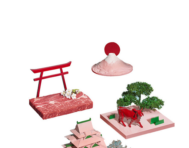 创意食材日本建筑素材