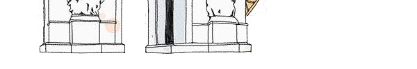 巴黎建筑手绘插画