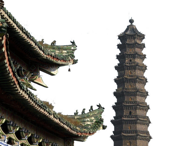 西安城市建筑旅游景点免抠素材
