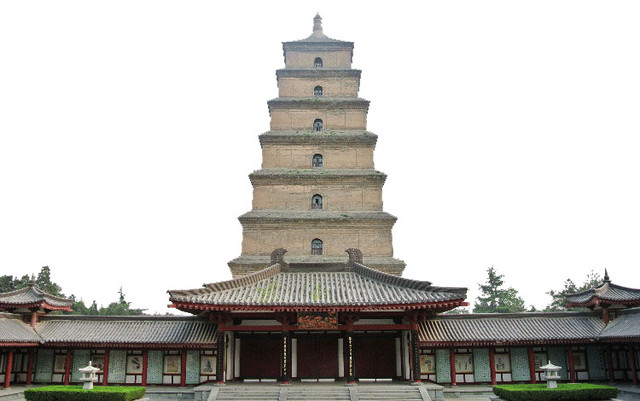 西安城市建筑免抠素材