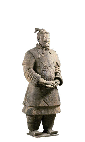 西安兵马俑免抠素材