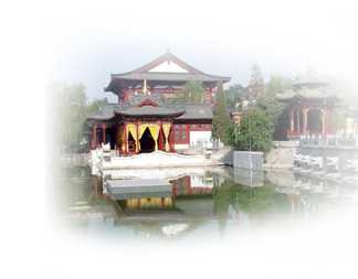 西安旅行海报设计建筑素材