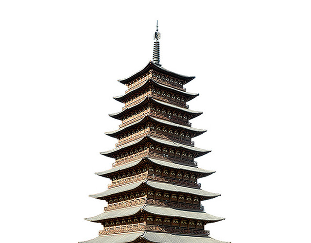 西安城市建筑旅游景点免抠素材