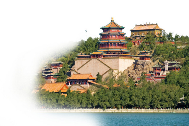 北京古迹旅游景点海报素材