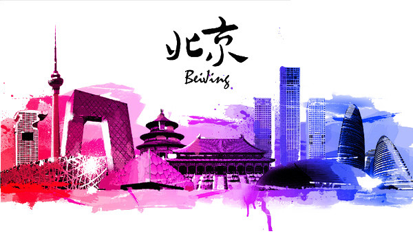 北京建筑海报设计素材