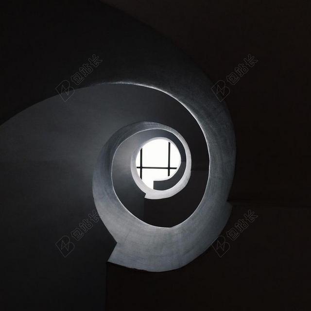 黑白现代城市设计建筑设计创意背景图片