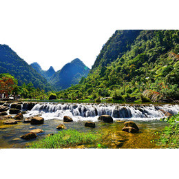 贵州山水海报背景素材