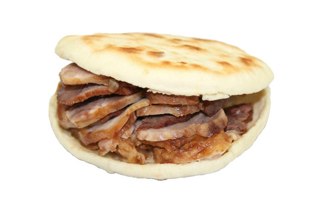 西安肉夹馍矢量素材