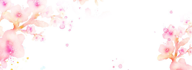 唯美花朵樱花浪漫桃花花瓣粉色婚礼海报背景梦幻