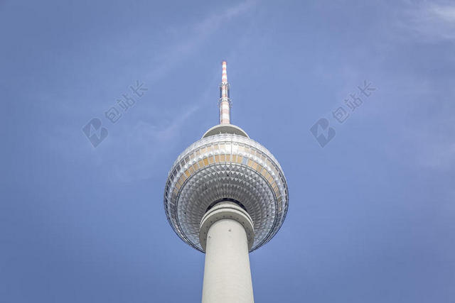 蓝色地标建筑城市设计建筑背景图片