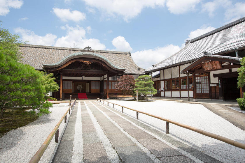 户外寺庙古老建筑旅游景点背景图片