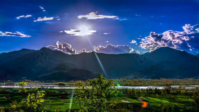 美丽的 - 云 - 黎明 - 日光 - 雾 - 日落 - 风景 - 山 - 夏天 - 天空