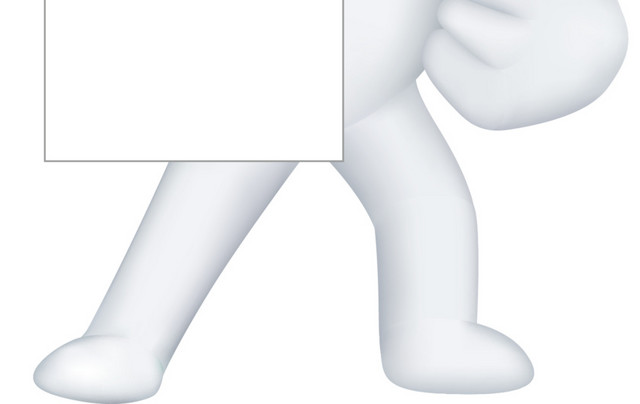 简约风格3D小人素材