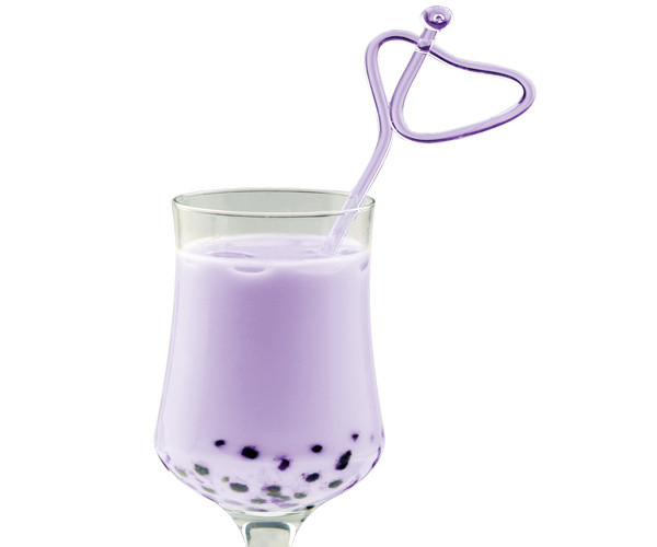 珍珠奶茶芋头矢量素材