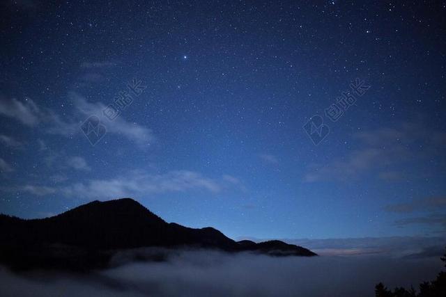 云 - 山 - 景观 - 自然 - 夜 - 夜晚 - 风景 - 大海 - 天空