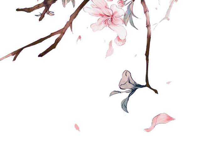 盛开的桃花