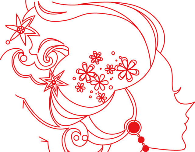 线描人物素材