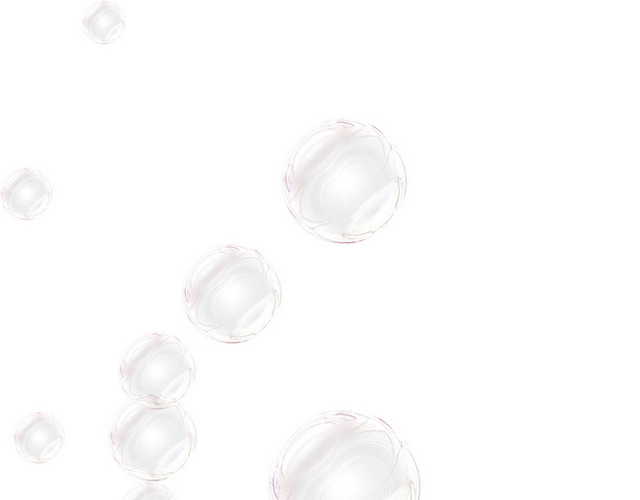 透明水滴冰晶矢量元素