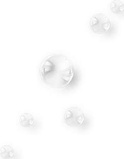 水泡珍珠透明圆形玻璃